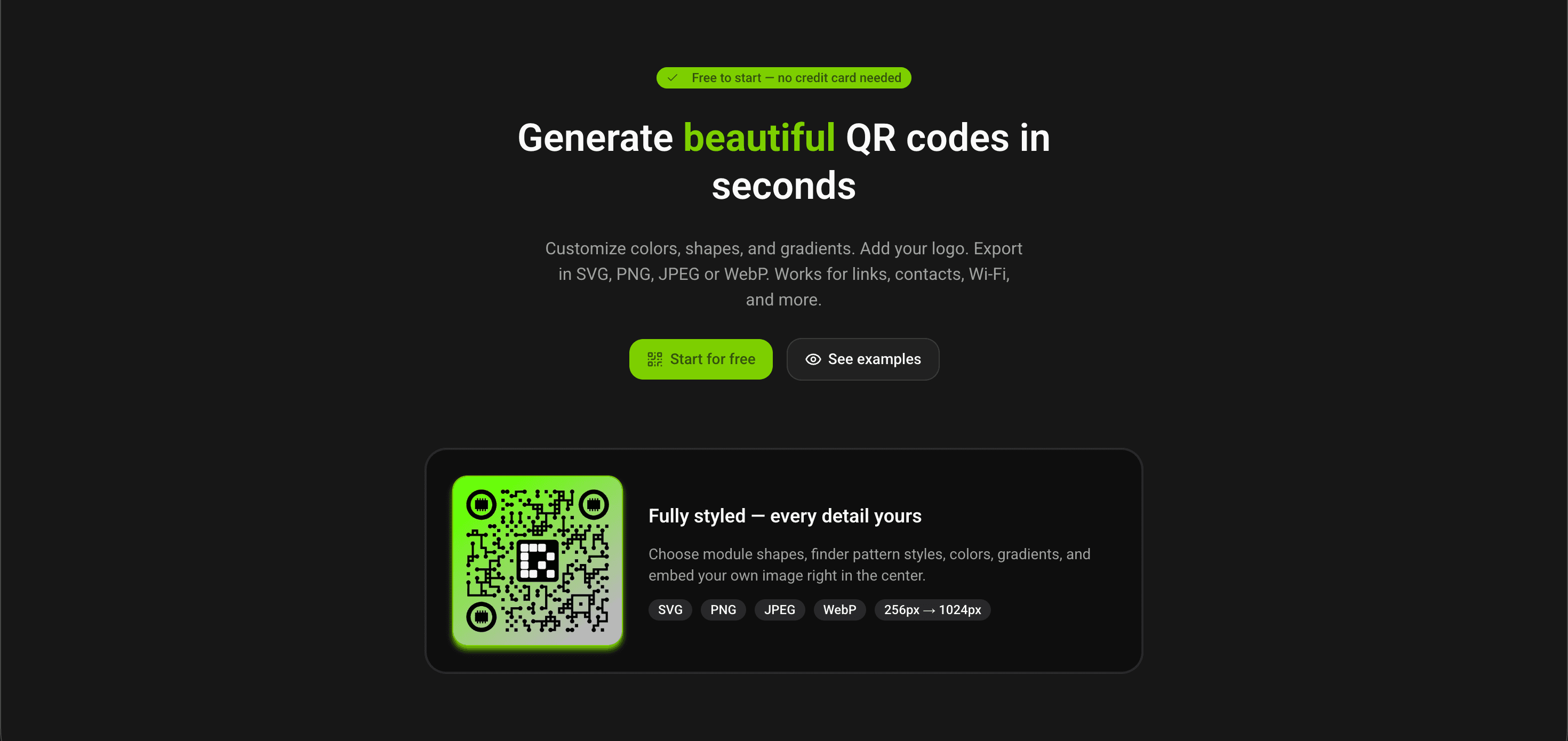 QRCodeGenIO